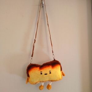 Adorable Toast Purse NEW